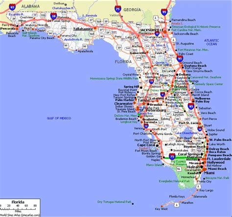 Florida Cities Map