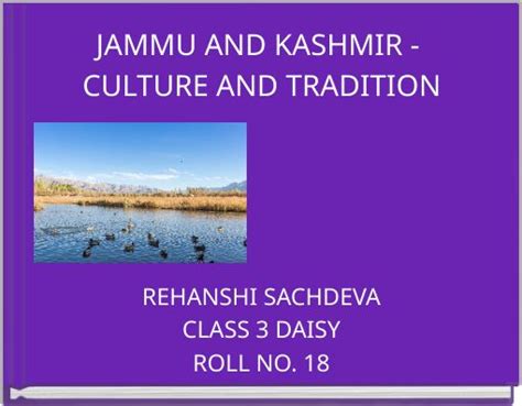 "JAMMU AND KASHMIR - CULTURE AND TRADITION" - Free stories online ...