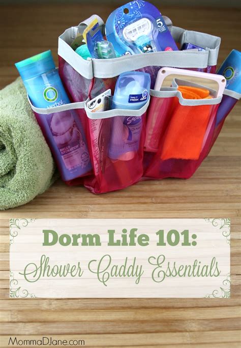 Shower Caddy Essentials - Dorm Life 101 - Life. Family. Joy