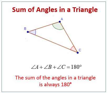 Interior Angles Of A Triangle (video lessons, examples, step-by-step ...