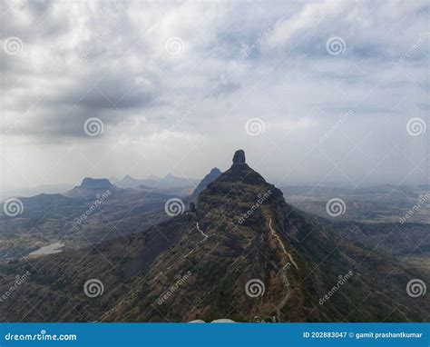 Mangi Tungi Hills Jain Temple Mountain Range Stock Image - Image of ...