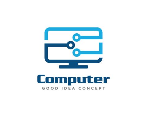 Computer Technology Logo Icon Design Vector 10664980 Vector Art at Vecteezy