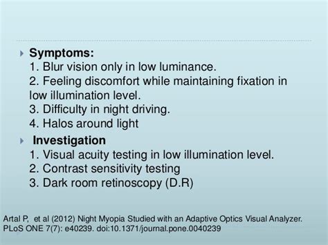 Night Myopia