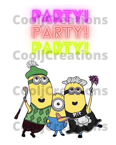 Minion Poster Clip Art, Printable Minion Poster, Minion Poster Image ...