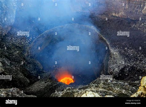 Masaya volcano active lava lake Nicaragua Stock Photo - Alamy