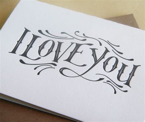 I Love You Calligraphy Design - Calligraphy and Art