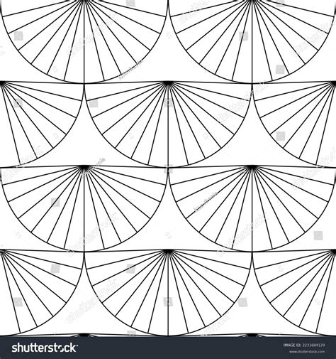 Art Deco Wallpaper Black White Seamless Stock Vector (Royalty Free ...