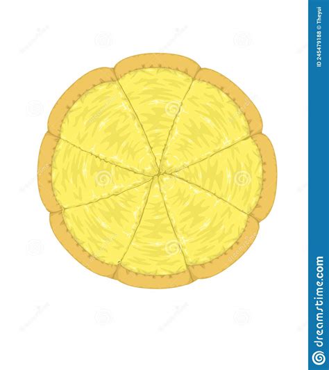 Cheese Pizza Popular Delicious Food Cheese Lovers Stock Vector ...