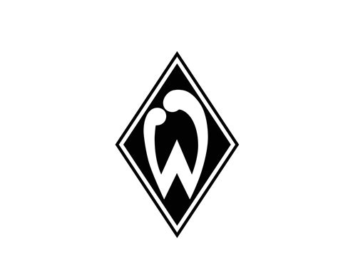 Werder Bremen Club Logo Symbol Black Football Bundesliga Germany ...