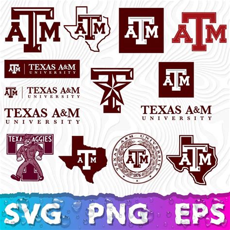 Texas A&M Logo SVG, Tamu Logo, Aggie Logo, A&M logo PNG, Tex - Inspire ...