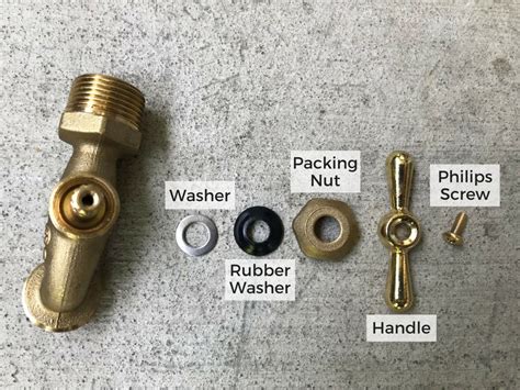 Outdoor Water Spigot Diagram / Fix leaky hose to spigot connection.