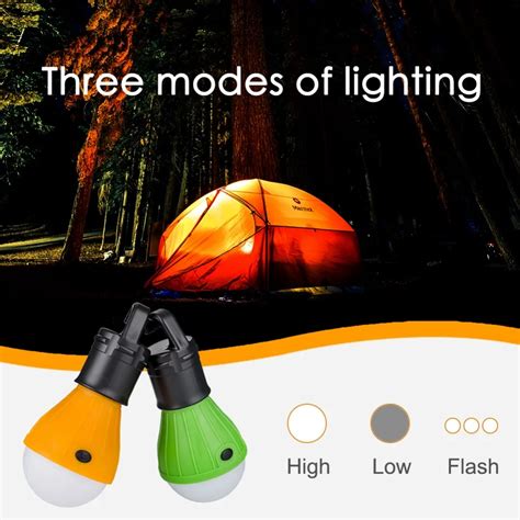 Portable Outdoor Hanging Tent Camping Light Soft Light LED Bulb ...