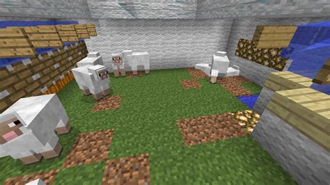 Sheep Shaped Wool Farm Minecraft Map