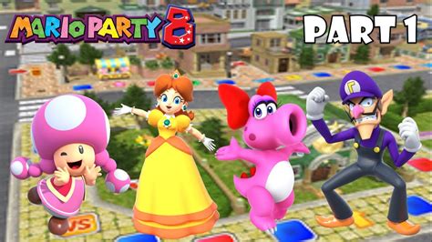 Mario Party 8 - Toadette vs Daisy vs Birdo vs Waluigi - Koopa's Tycoon ...