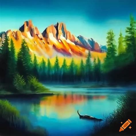 Landscape Paintings By Bob Ross