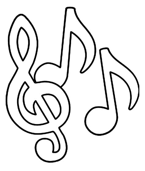 Music Notes Coloring Pages - Coloring Pages For Kids And Adults