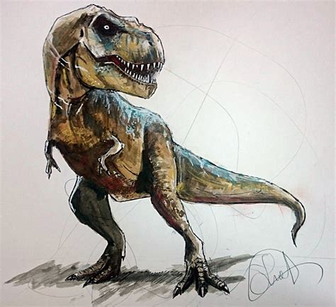 jurassic park t rex tattoo design - Re Loned1996