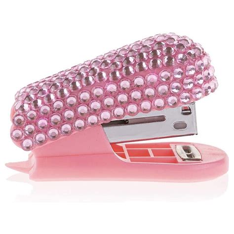 Mini Stapler Diamond-Encrusted Mini Stapler Sticke... – Grandado