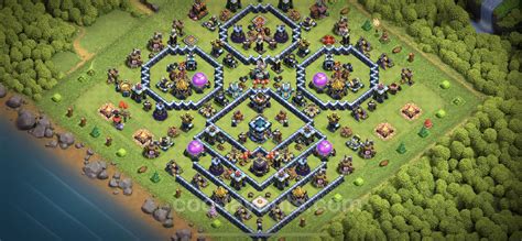 Farming Base TH13 with Link, Hybrid, Anti Everything - Clash of Clans ...