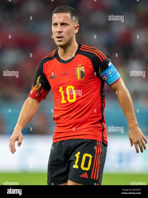 Eden Hazard of Belgium during the FIFA World Cup Qatar 2022 Group F ...