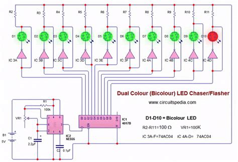 Simple Led Flasher Circuit Diagram