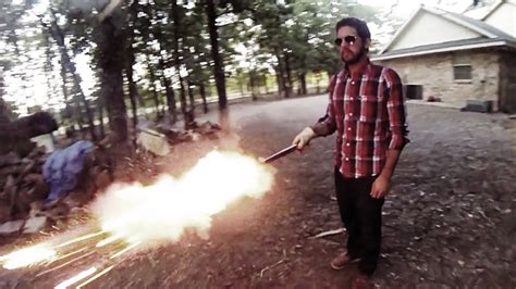 Slow Motion Bullet Time Footage of Fireworks Exploding Using a GoPro