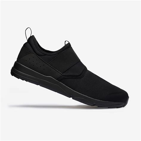 PW 160 Slip-On men's Fitness walking shoes - black