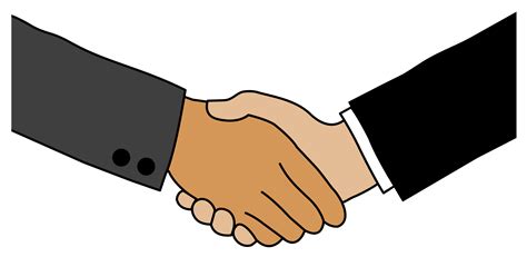 Business Handshake - Free Clip Art