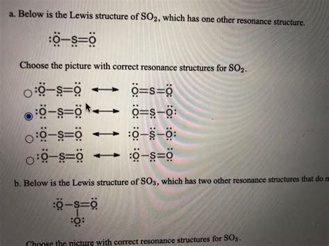 So2 Lewis Structure Resonance