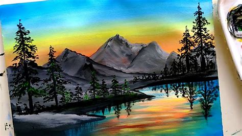 Acrylic Mountain Paintings