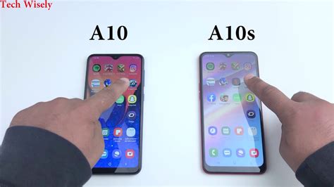 SAMSUNG A10s VS A10 Speed Test - YouTube