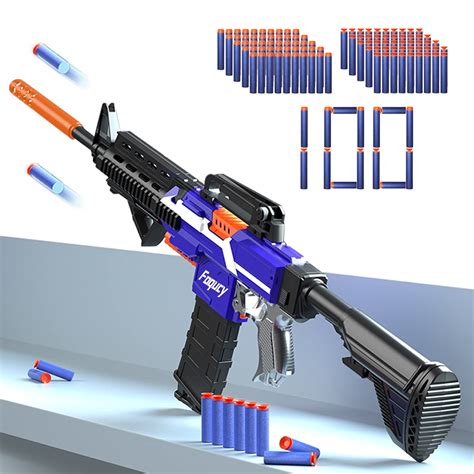 Foqucy Toy Gun for Nerf Guns Electric Automatic Foam Blasters with 100 ...