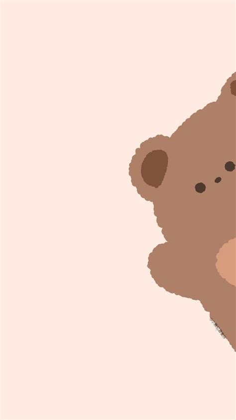 Cute Aesthetic Brown Bear Wallpaper - Brown Bears Wallpapers Top Free ...