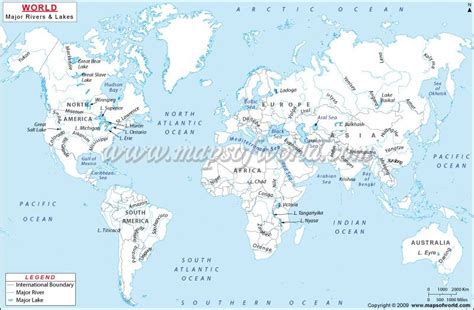 Rivers Of The World Map – Verjaardag Vrouw 2020