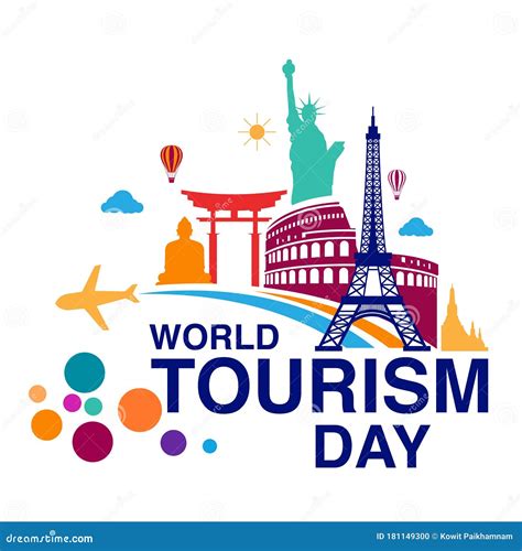 World Tourism Day Logo Template Vector Illustration Stock Vector ...