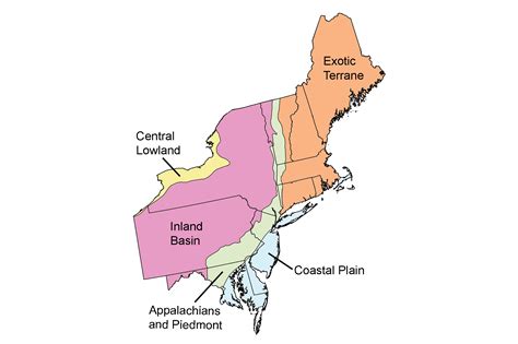 Map Of Northeast Region Of United States - Gabbi Joannes