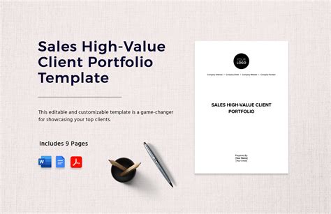 Student Portfolio Template in Word, Pages, Google Docs - Download ...