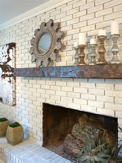 15 Gorgeous Painted Brick Fireplaces | HGTV's Decorating & Design Blog ...