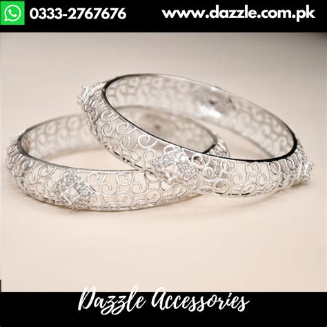 Silver Bangles for Women - Dazzle Accessories