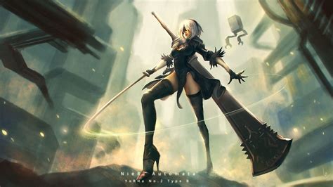 Nier: Automata 2B Wallpapers - Wallpaper Cave