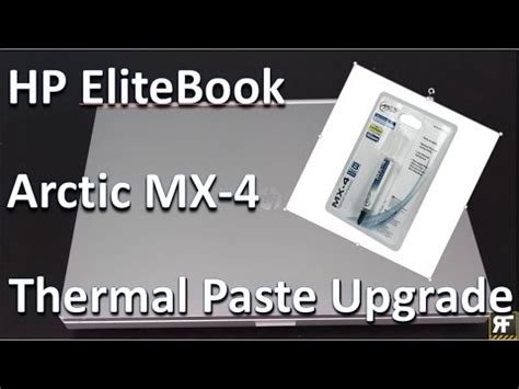 HP EliteBook 8460p Arctic MX-4 Thermal Paste Upgrade - YouTube