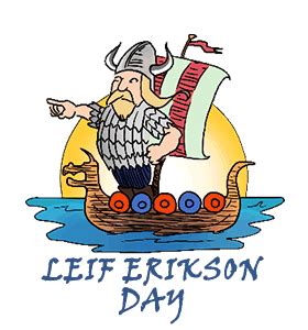 Leif Erikson Day in the US - Wednesday, October 9, 2024