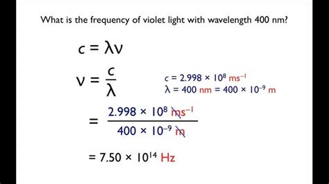 Frequency And Wavelength Venn Diagram Waves And Wavelengths