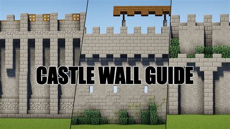 Simple Minecraft Castle Wall