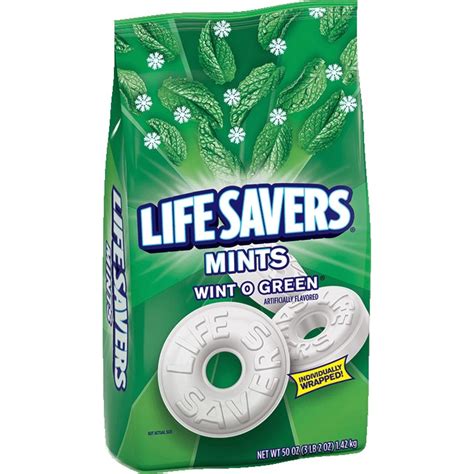 Life Savers Wint O Green Mints Bag - 3 lb. 2 oz., 1 Bag (Quantity ...