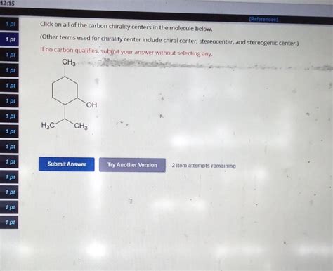 Solved Click on all of the carbon chirality centers in the | Chegg.com