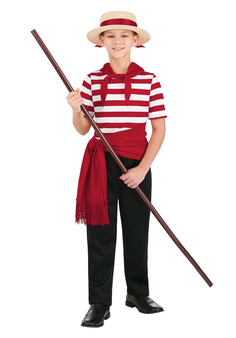 Venice Gondolier Kid's Costume