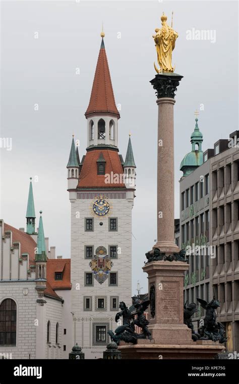 The Old Town Hall of Munich Stock Photo - Alamy