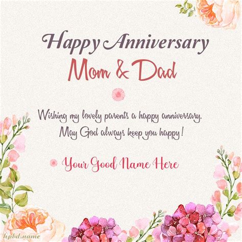 Best Wedding Anniversary Wishes To Mom And Dad | Wedding anniversary ...