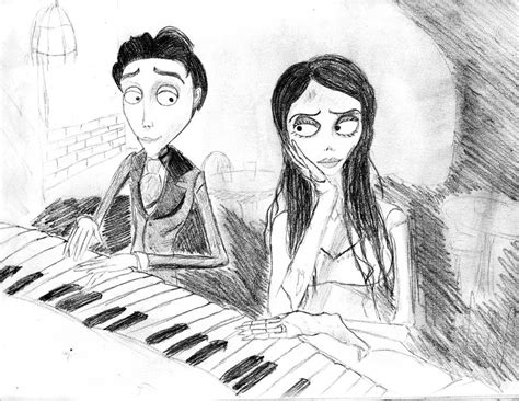 The Corpse Bride, The Piano Duet by BryThatDrawingGuy on DeviantArt